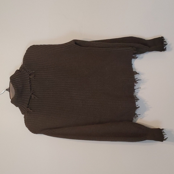 525 Womens Turtleneck Knit Crop Sweater sz XS - Picture 4 of 8